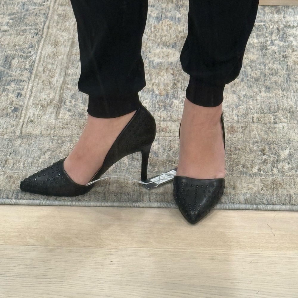 FRENCH COLLECTION Elegant Black Women's Heels